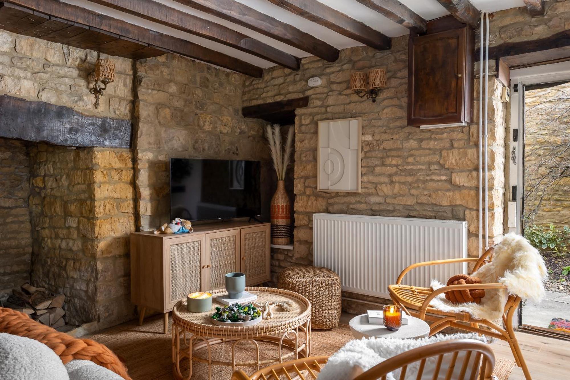 Bourton Scandi Chic Authentic Cottage Exteriör bild